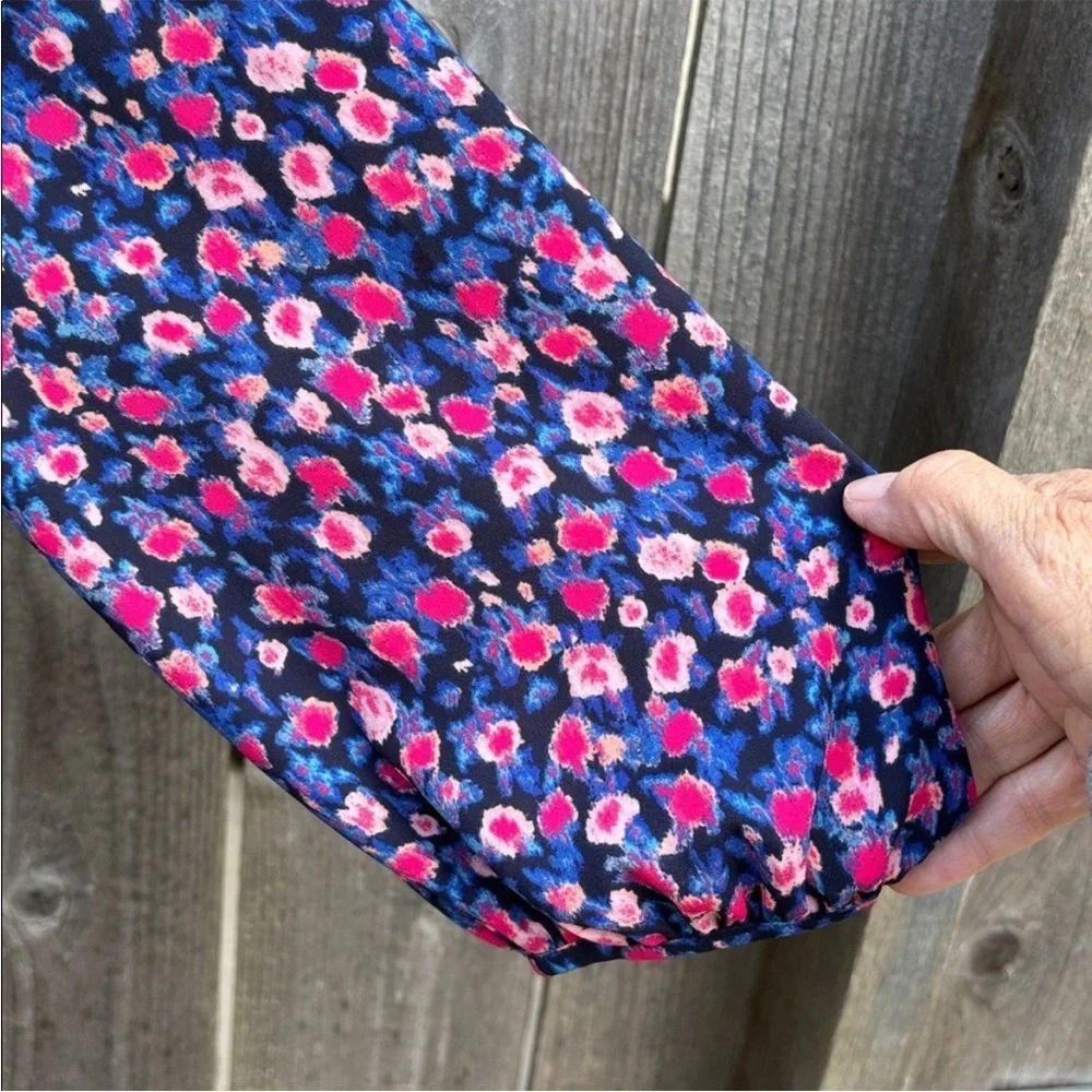 EUC J. Crew Ramea Floral Crepe Dress Size 6